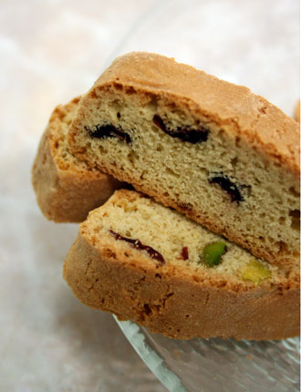 Boca Java Biscotti- Lemon Cranberry Pistachio image