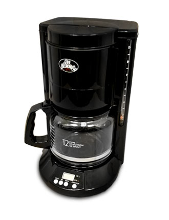 Cafe Belmondo 12 Cup Black Coffeemaker image