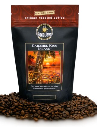 Caramel Kiss Island Coffee (DECAF) - 8oz. image