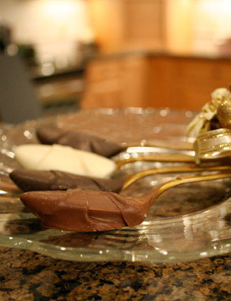 Chocolate Swirling Spoons image