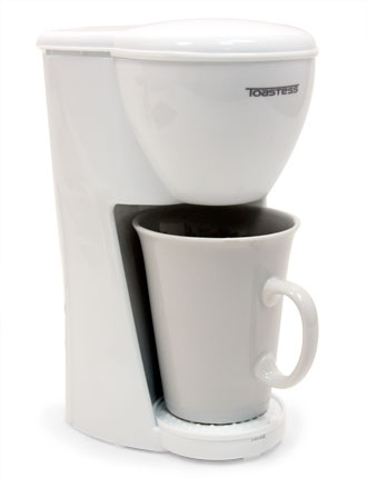 One Cup Coffeemaker-White image