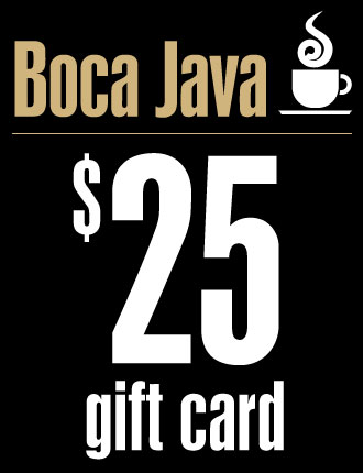 $25 Boca Java Gift Card