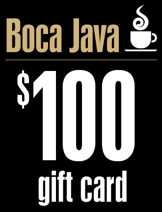 $100 Boca Java Gift Card