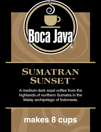 Sumatran Sunset Coffee Baby Boca
