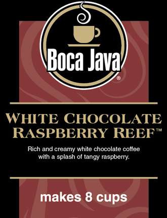 White Chocolate Raspberry Reef Coffee Baby Boca