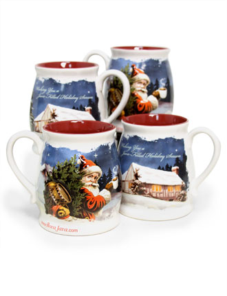 Boca Java Santa Mug - Set of 4