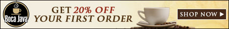 Save 20% on all orders.  Shop Now at BocaJava.com
