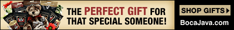 Boca Java has the perfect gift for the special someone. Search for Gifts!