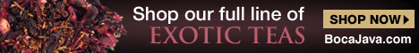 Boca Java offers a full line of luxurious exotic teas. Shop Now!