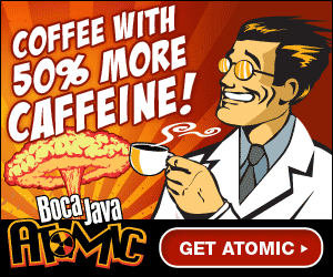 ATOMIC COFFEE - 50% More Caffeine!