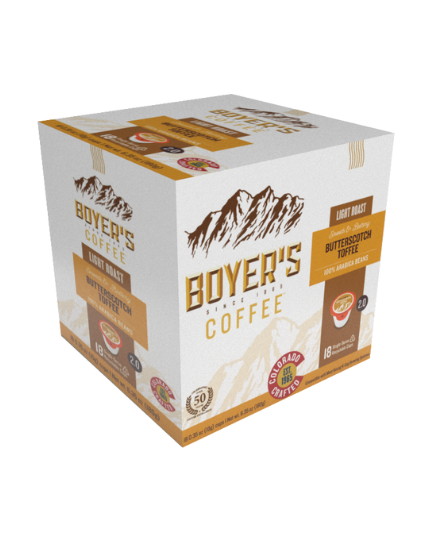 Boyers Coffee Butterscotch Toffee Single Serve 2.0 