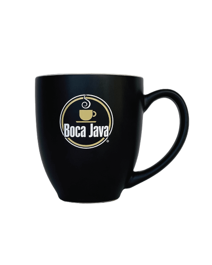 15 oz. Boca Java Bistro Mug - Black