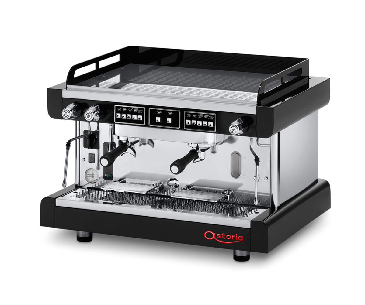 Astoria SAE2 XTRA Pratic Avant Espresso Machine, Black/Stainless Steel