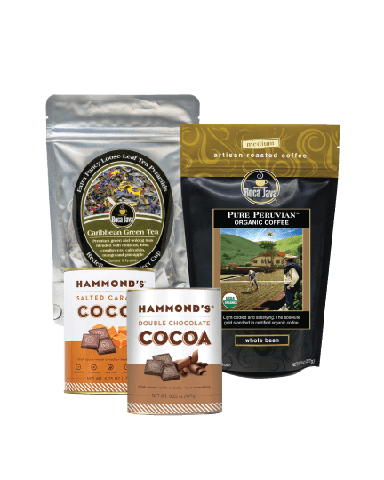 Coffee, Tea & Cocoa Sampler Gift Set 